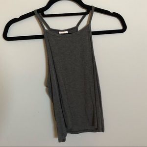 Grey crop top